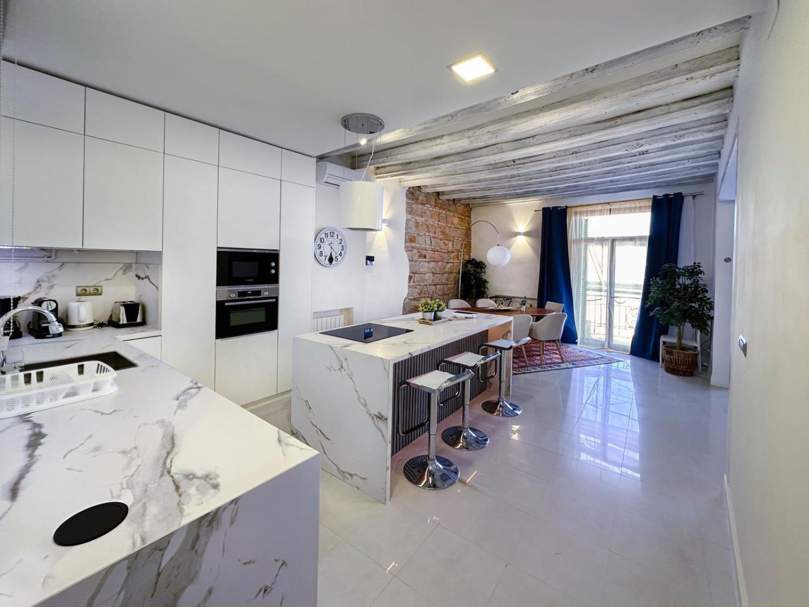 Apartament Colon Bcn 130 Mts 3 Dormitorios Port Vell บาร์เซโลนา ภายนอก รูปภาพ