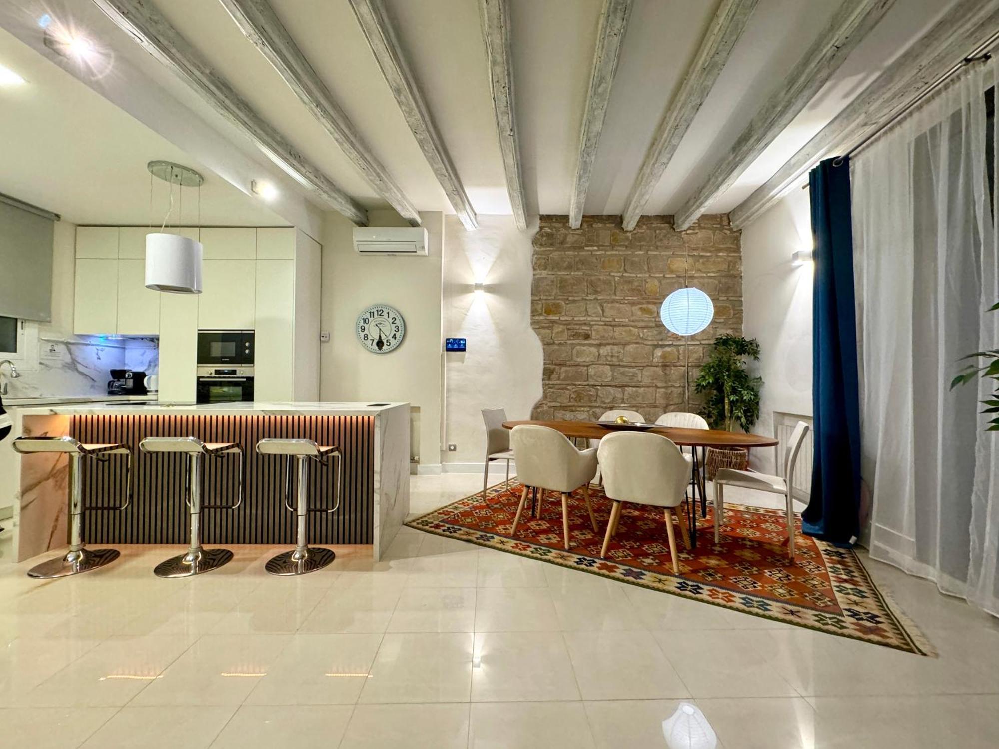 Apartament Colon Bcn 130 Mts 3 Dormitorios Port Vell บาร์เซโลนา ภายนอก รูปภาพ