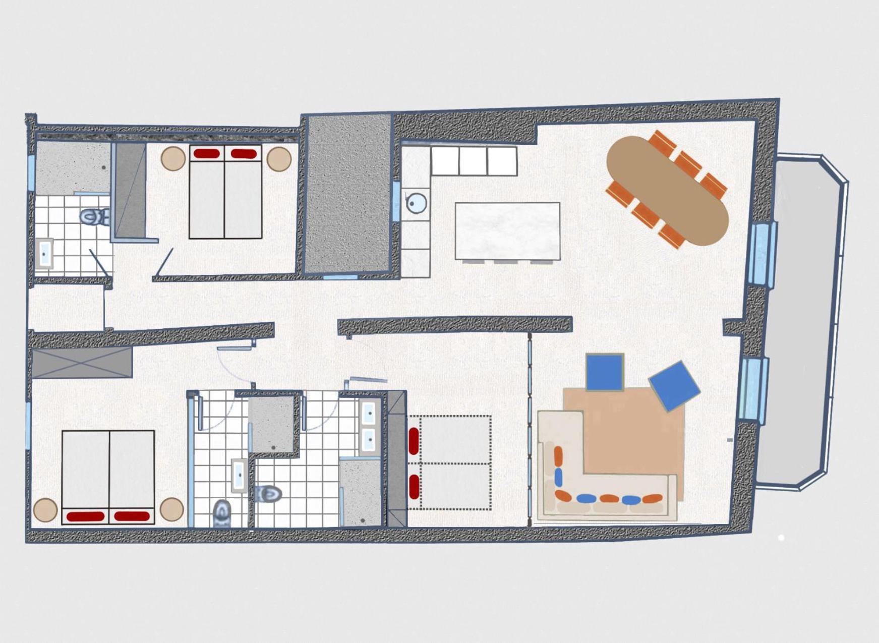 Apartament Colon Bcn 130 Mts 3 Dormitorios Port Vell บาร์เซโลนา ภายนอก รูปภาพ