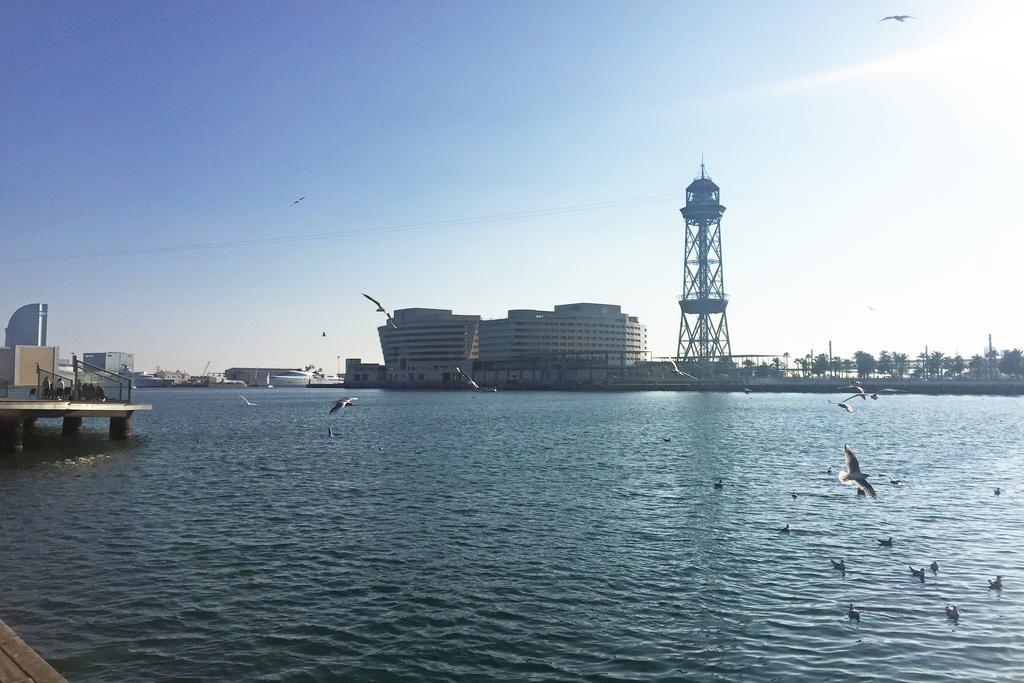 Apartament Colon Bcn 130 Mts 3 Dormitorios Port Vell บาร์เซโลนา ภายนอก รูปภาพ